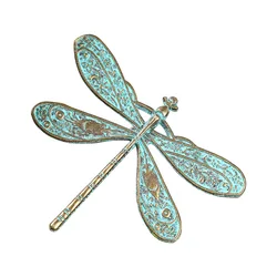 10pcs Charms 45x36mm Vintage Big Dragonfly Pendant DIY Retro Jewelry Bracelet Necklace Charms Pendant