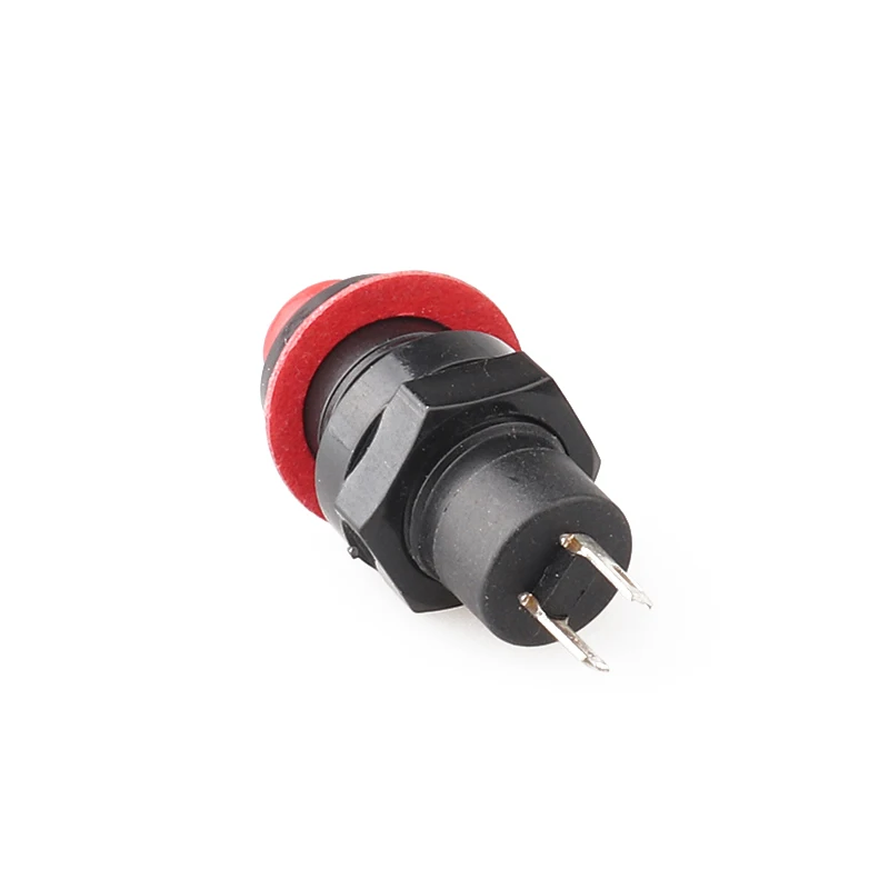 PBS-207 self-locking Plastic Push Button Switch Latching Switchs AC 2PIN 6Color