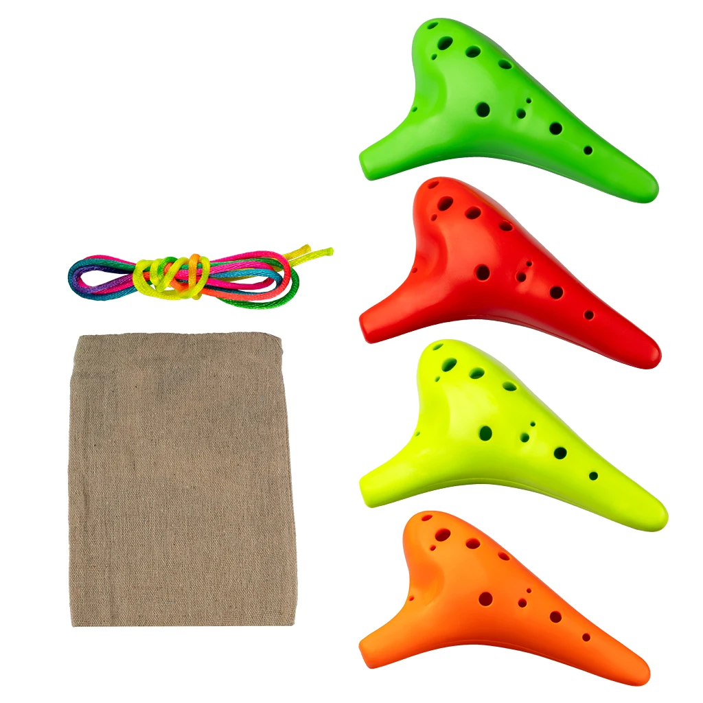 NAOMI 12-loch Ocarina Harz Kunststoff Flöte Alto C Schlüssel Anti-Gebrochen Gut-Gefertigt Schönen Sound Einzigartige geschenk Für Kinder Anfänger