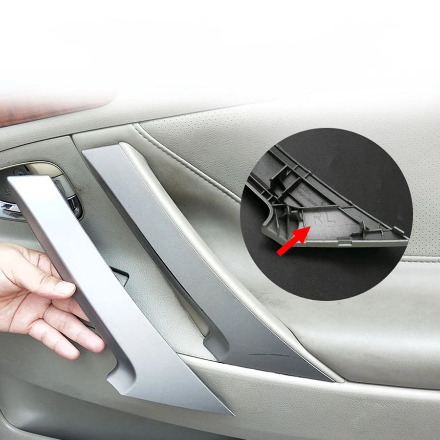 Auto Handvat Binnendeur Panel Onderdelen Trim Cover Voor Toyota Camry 2006-2011 Zilveren Persoonlijke Auto Auto Accessoires