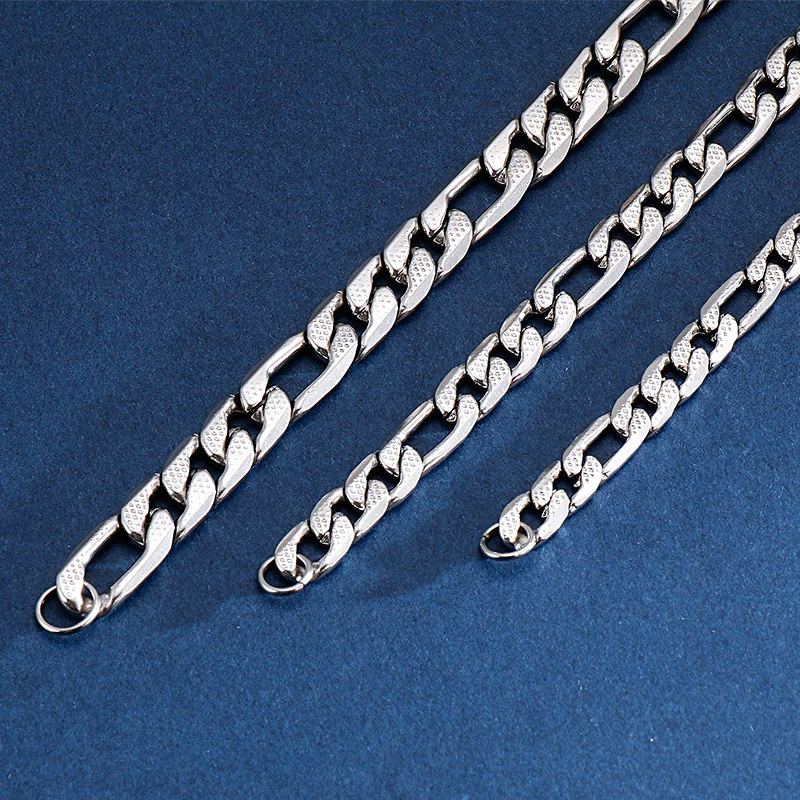 KALEN 9mm Chunky Cuban Chain Bracelet For Men Women Stainless Steel 16-24cm Link Chain Bracelets Jewellry 2020