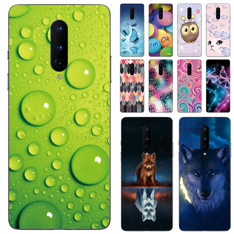 Case for Oneplus 8 Cartoon Cover Silicone Soft TPU Protective Phone Cases Coque