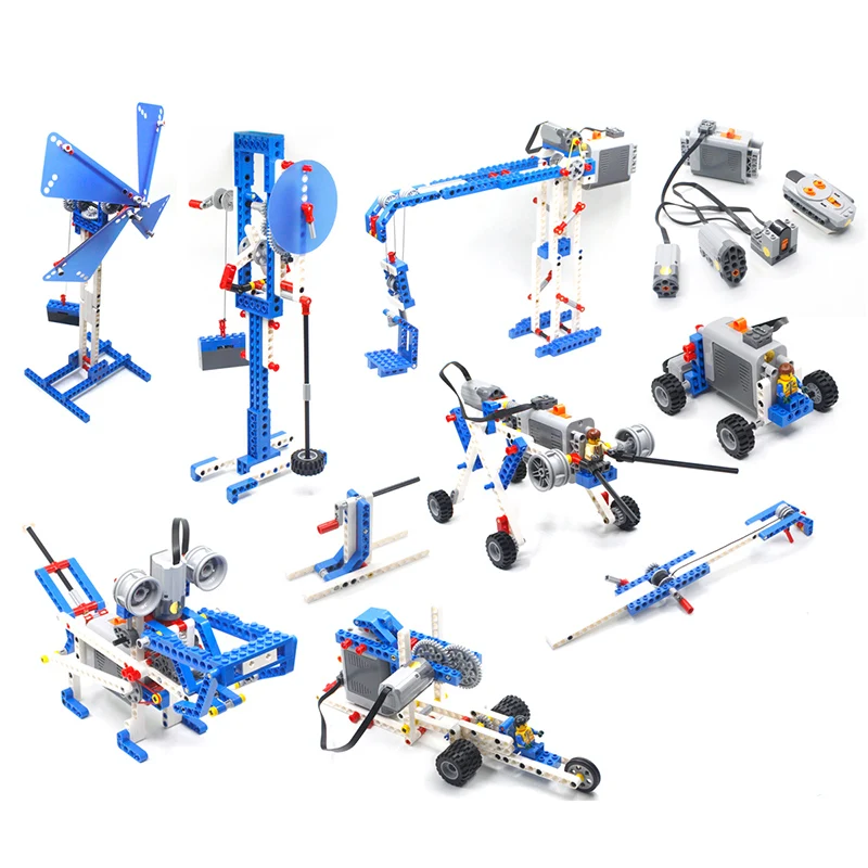 9686 multi MOC Parts Educational school students Learning Building Blocks power function Set for kids