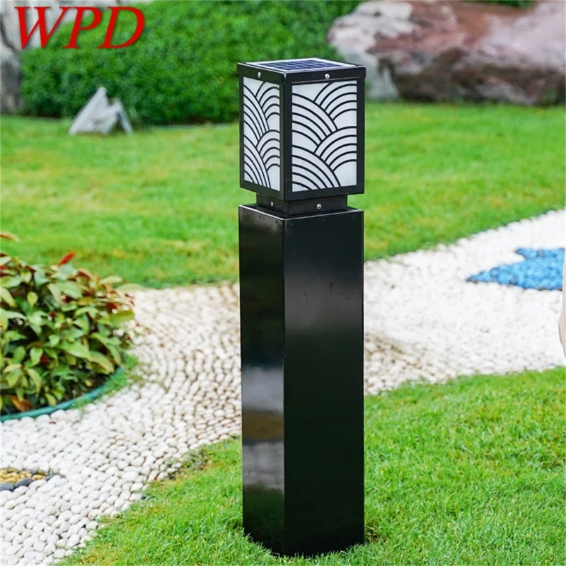 

WPD Outdoor Lawn Lights Retro Black Garden Lamp LED Waterproof IP65 Home Decorative for Duplex