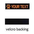 velcro marrón