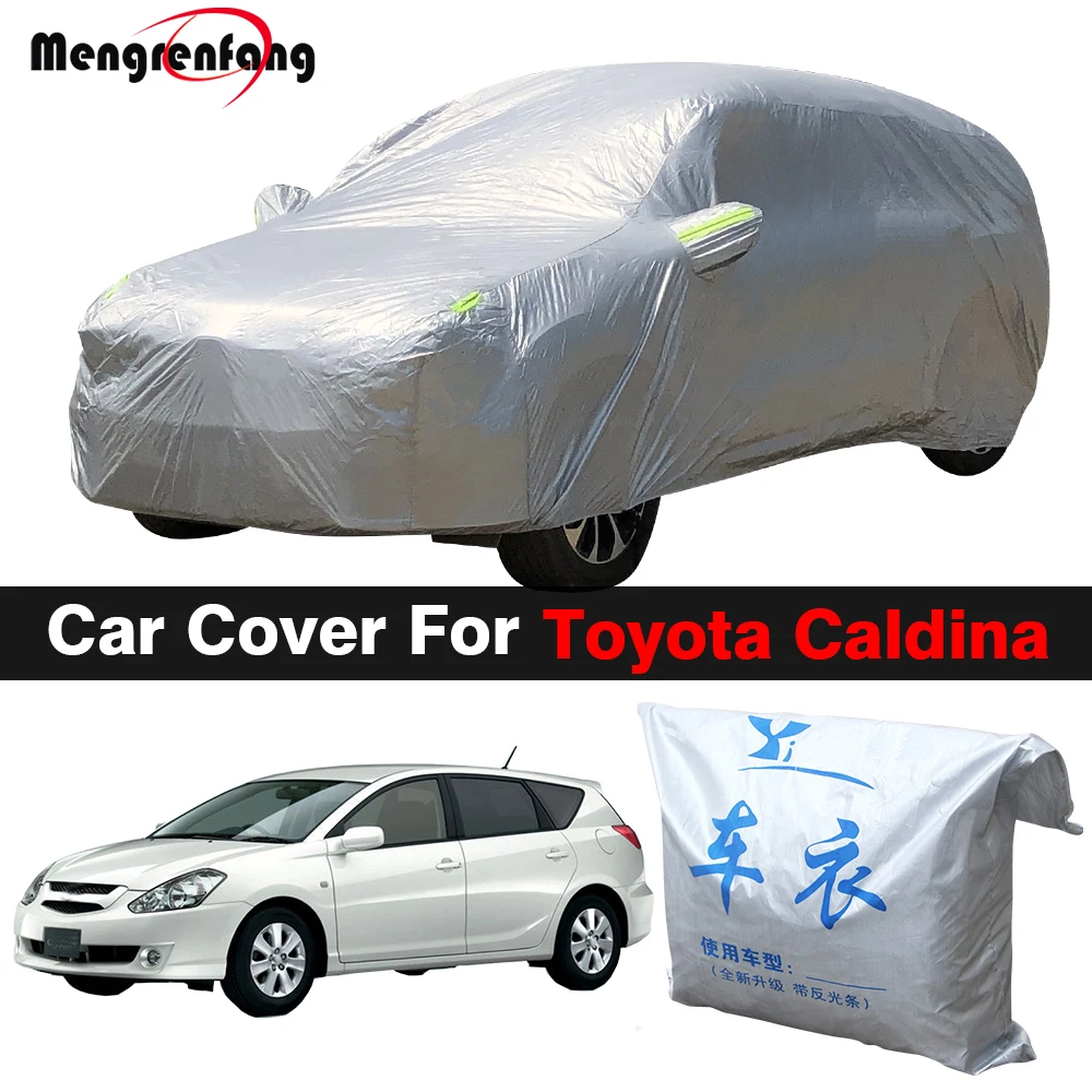 

Outdoor Car Cover MPV Sun Shade Anti-UV Rain Snow Ice Protection Cover Dustproof For Toyota Caldina