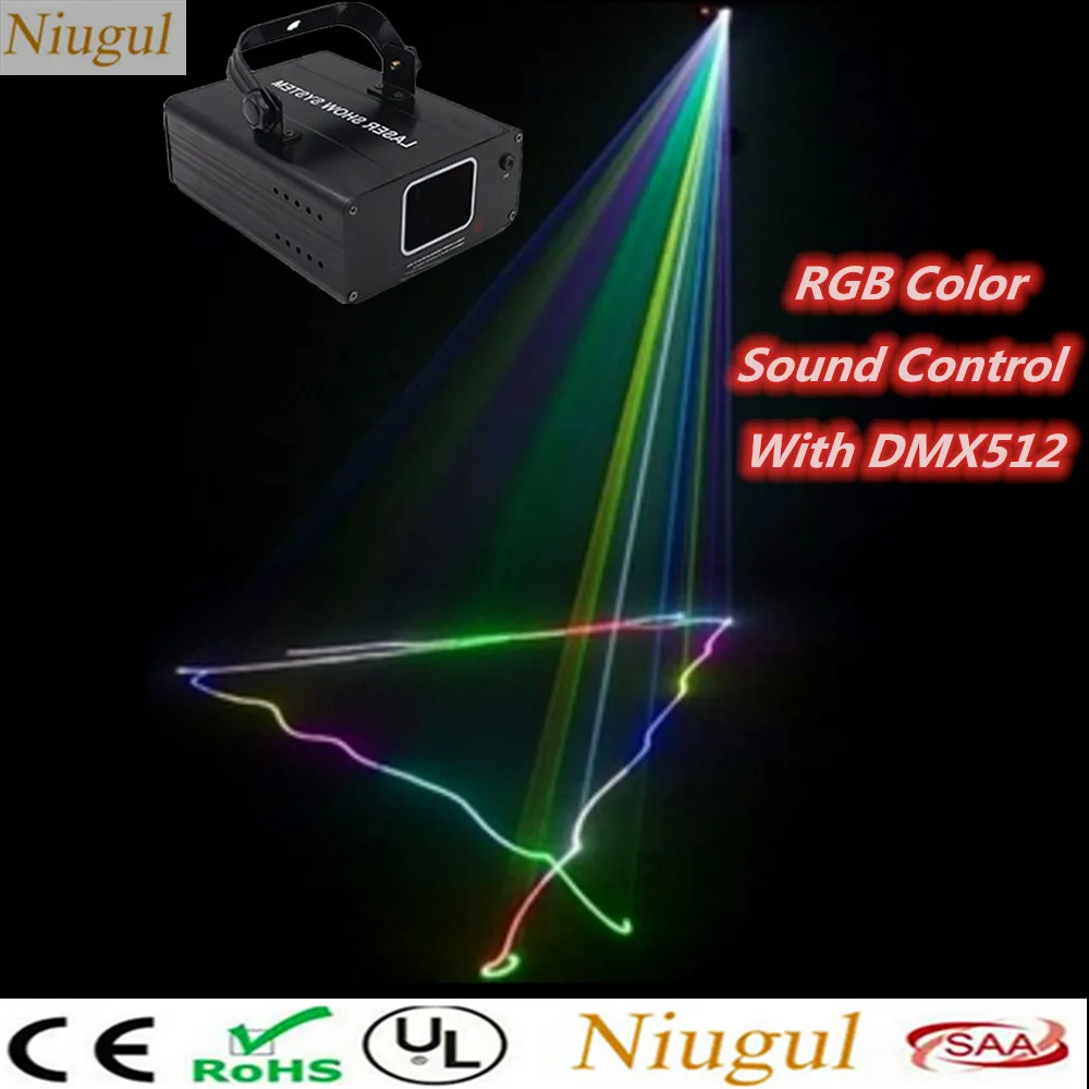 

500mw Laser RGB Cartoon Line beam Laser Light Stage Disco Laser effect Lights Pattern Dance Scanner Party DMX Laser Projector
