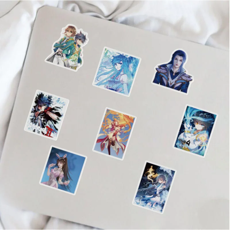 10/30/50pcs Douluo Continent Graffiti Cool Helmet Classic Stickers Window Wall Water Cup Trolley Popular Waterproof Kids