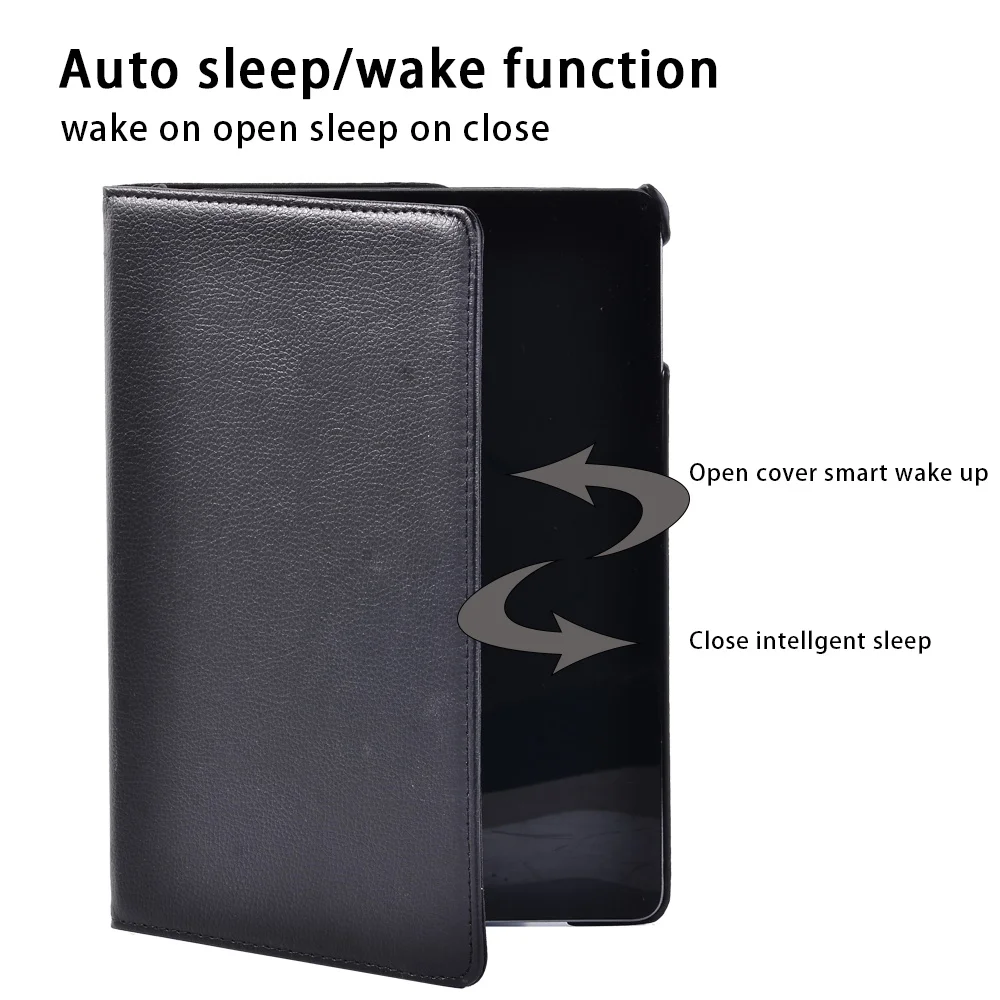 حافظة جلدية دوارة 360 لهواتف ابل ايباد اير 1 اير 2 9.7 انش/ايباد 5 6 حقائب الجيل الخامس 6