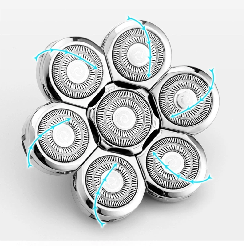 6D/7D Dao Cạo Râu Điện Đầu Thay Thế Hói Đầu Thay Thế Lưỡi Dao Cạo Cho Điện Dao Cạo Đầu Máy Cạo Râu Thay Thế