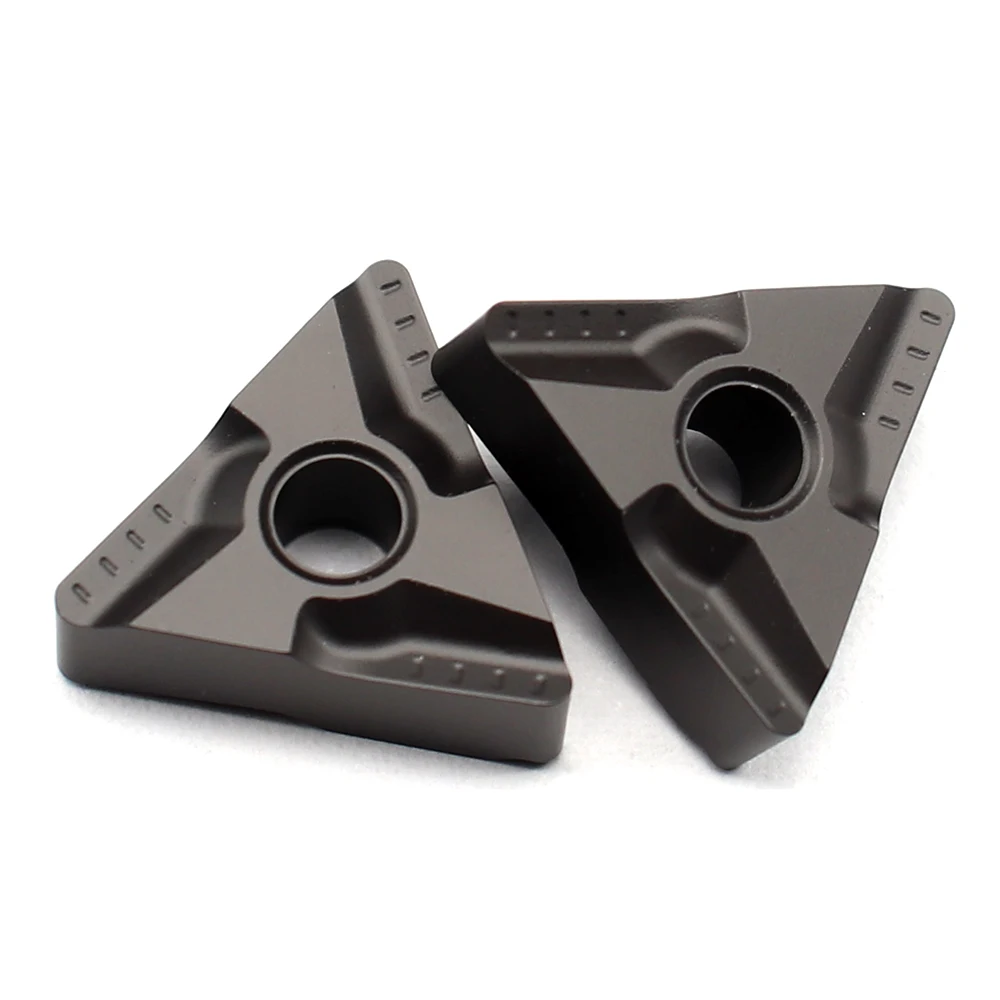 Herramienta de torneado externo TNMG160408, L-VF TT4125, acero de procesamiento, TNMG 160408, inserto de carburo, cortador de torno, 10 Uds.