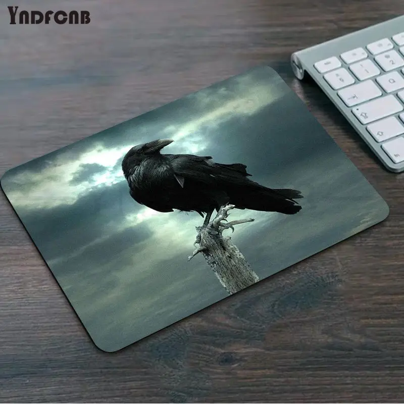 YNDFCNB Top Quality Crow Gamer Speed Mice Retail Small Rubber Mousepad Top Selling Wholesale Gaming Pad mouse