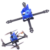 SKYSTARS Toothpick 2-4S Brushless Whoop FPV Drone Quadcopter Frame KIT 105mm Wheelbase Carbon Fiber Rack with 3D Pirnted Canopy