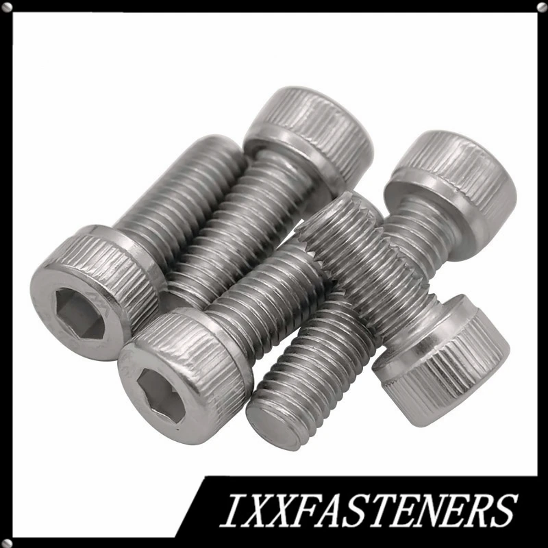 5PCS SAF 2507 Duplex Stainless Steel Hexagon Socket Head Cap Screws High Stress Resistance and Mechanical Strength