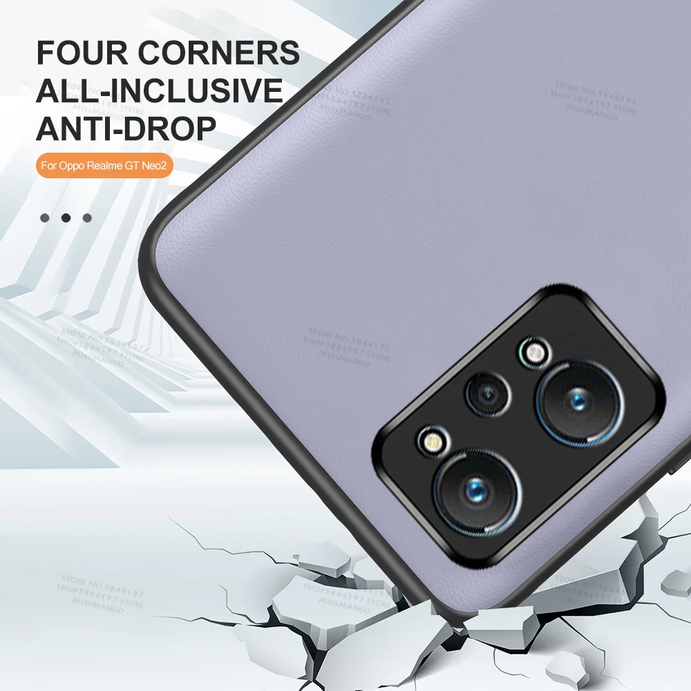 فائقة شعر مستعار للوجه الرفيع يشعر بو الجلود الملمس الحال بالنسبة Realme GT Neo 2 Neo2 سيليكون للصدمات الوفير غطاء على ل Realme GT ماستر