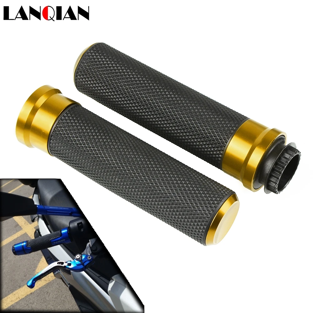 

Motorcycle Accessory Poignee Moto Aluminum Hand Grip Aluminum Plastic For aprilia pegaso 650 suzuki ltz 400 suzuki burgman 125