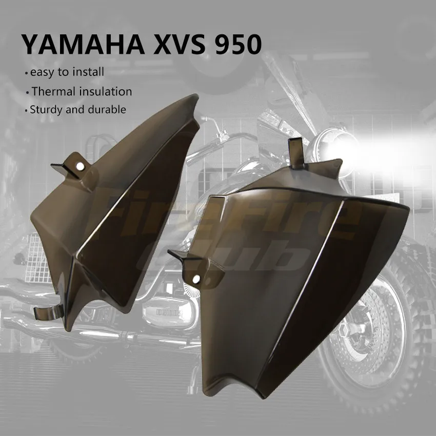 Motorcycle Smoke Engine Heat Shield Mid-Frame Air Deflector Trim For yamaha XVS 950 SPEC BOLT950 2014-2019