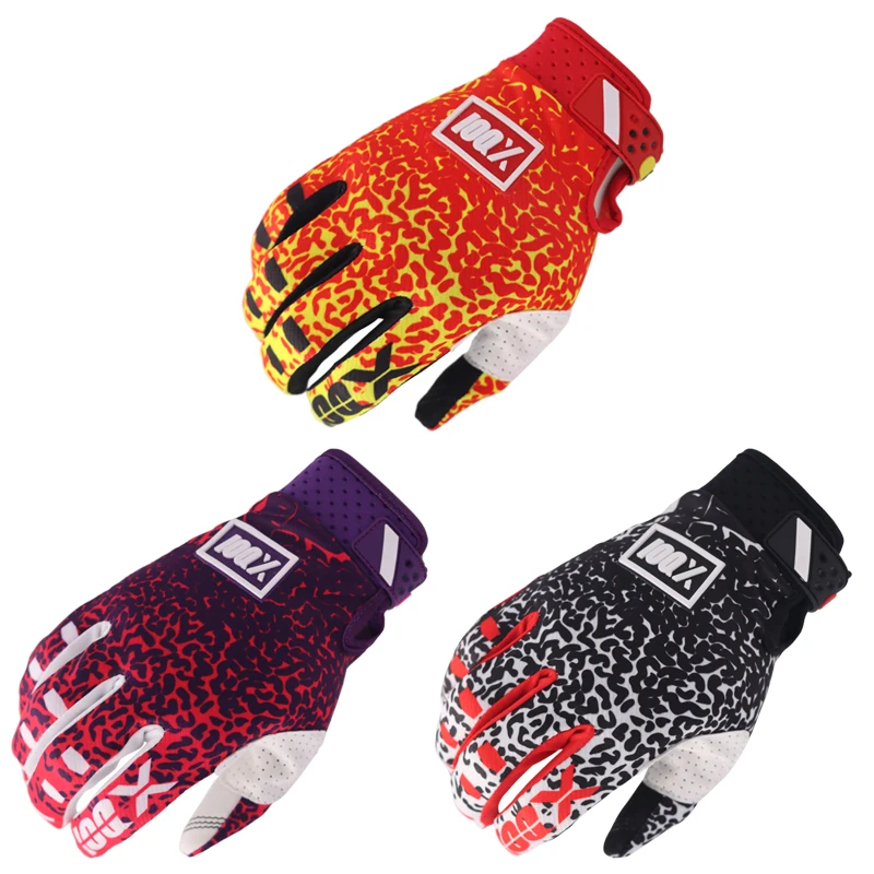 IOQX Percent Motocross Motorbike Motorcycle Racing Men's Women Gloves Air Cycling Race Glove