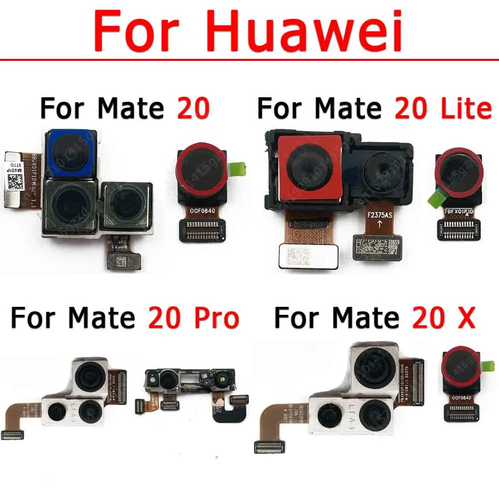 Front Back Camera For Huawei Mate 20 Lite Mate20 Pro X 20X Selfie Backside Small Rear Frontal Camera Module Spare Parts