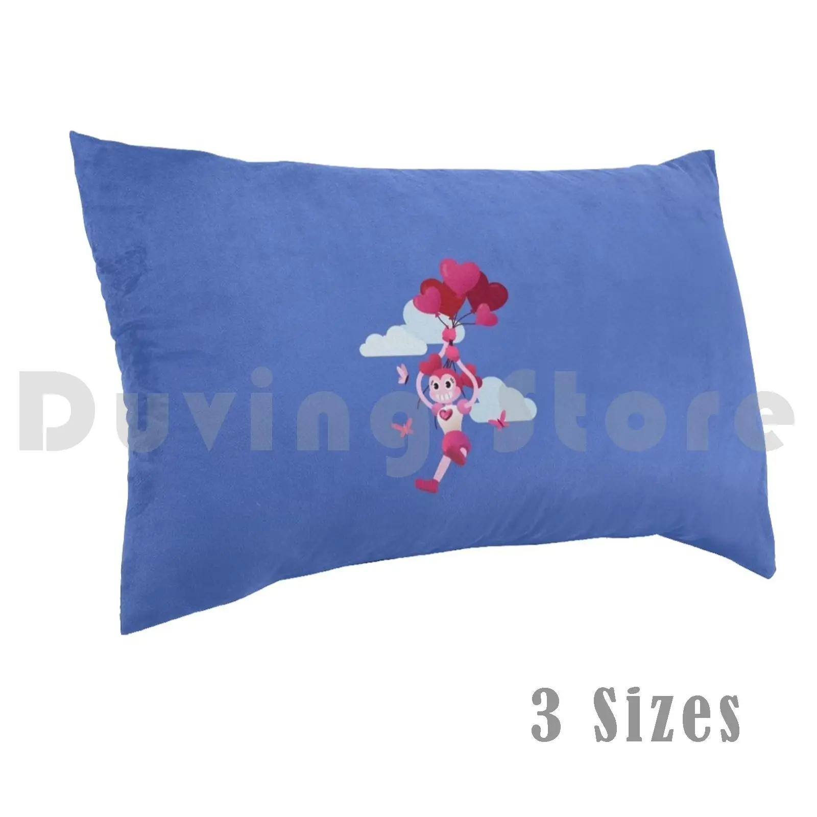 

Spinel Balloons Pillow Case Printed 50x75 Steven Universe Spinel Balloons Hearts Love Cheer Up Flying Smile