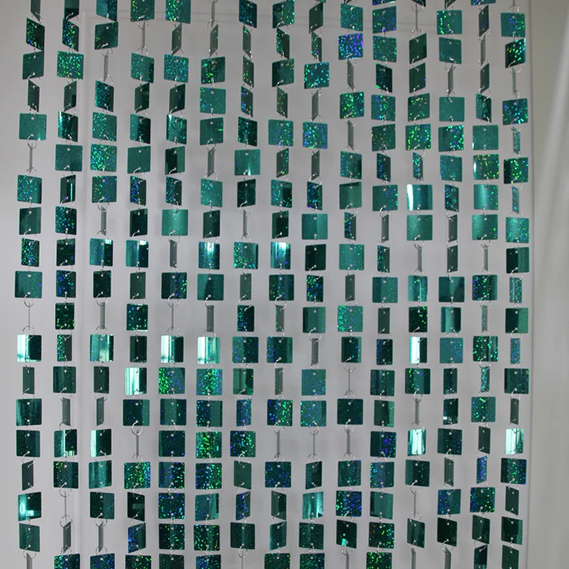 New style fashion home partition decoration supplies DIY laser sequin  colored door curtains wedding party hanging ornaments
