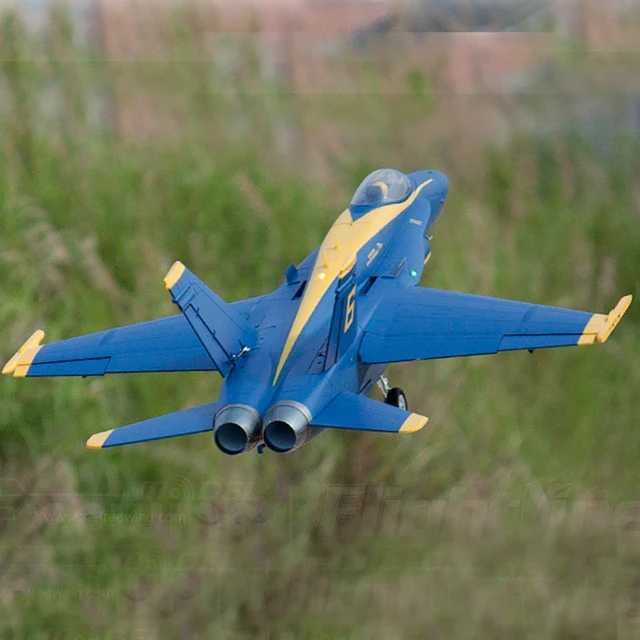 Freewing F18 F/a-18c Hornet Blue Angels 90mm Edf Jet Pnp Or Kit With Servo  Retractable F-18 C Plane Airplane/rc Mode,f-18,f 18 - Rc Airplanes -  AliExpress