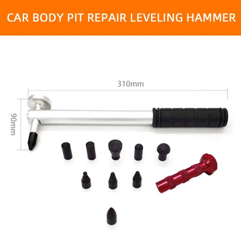 

Car Body Depression Repair Hammer Non-marking Repair Leveling Tool Free Sheet Metal Spray Paint Bump Repair Tool