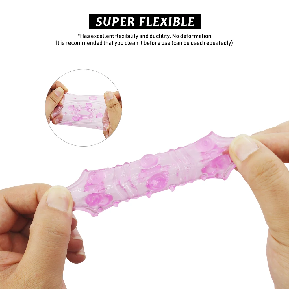 EXVOID Elastic Penis Ring Cock Ring Delay Ejaculation Sex Toys for Men G-spot Massage Adult Products Penis Erection Enlargement