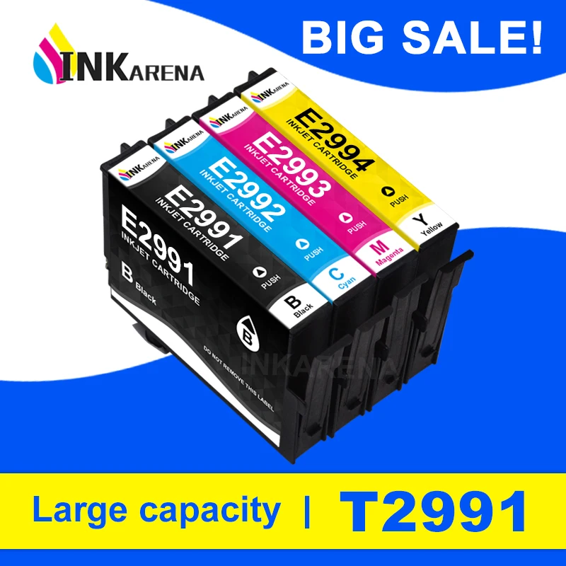 

Compatible For Epson T2991 T2996 T29XL 29 29XL Ink Cartridge XP 335 235 245 247 345 432 332 245 247 442 435 Printer Cartridges