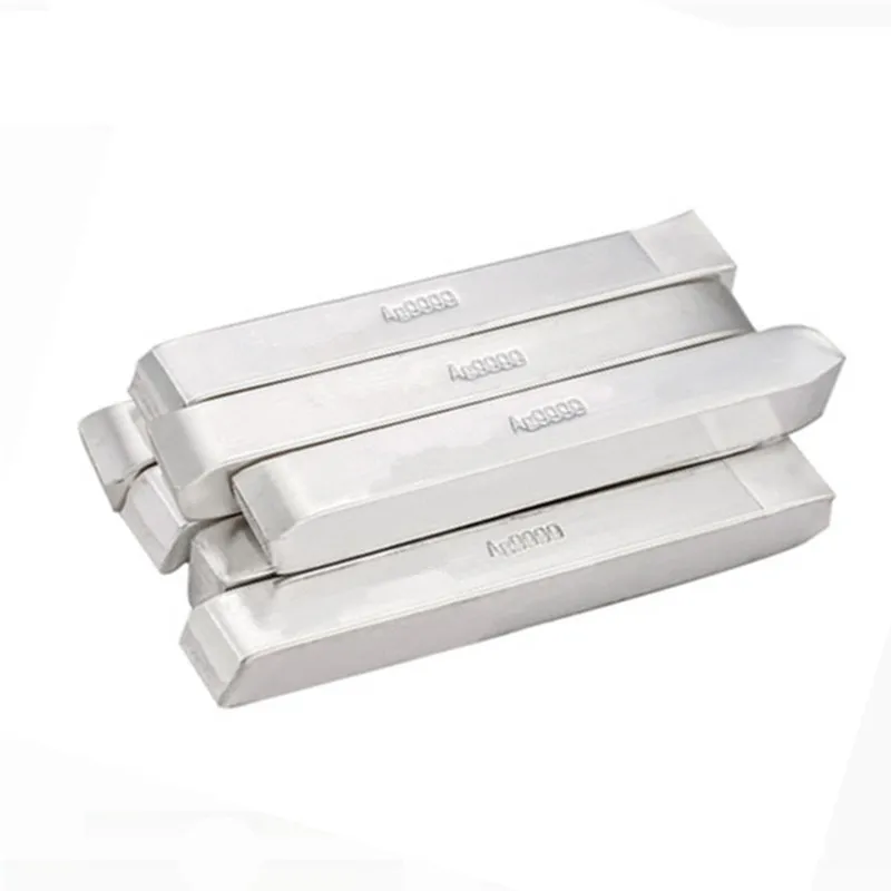 AG9999 Silver Block 99.99% Purity 1000g for Research
