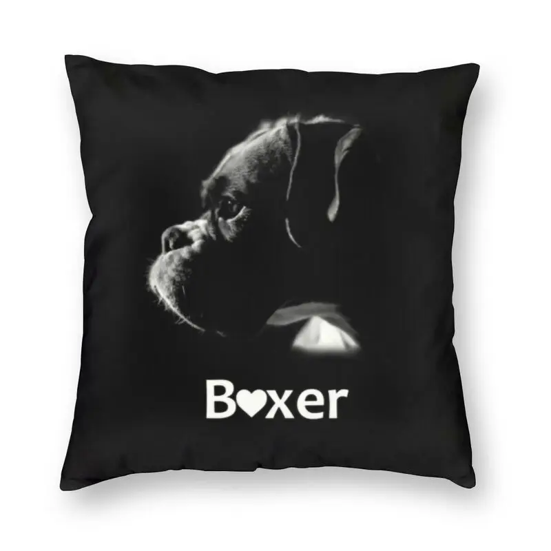 

Cool Boxer Dog Love Square Throw Pillow Case Decoration 3D Double-sided Printing Animal Cushion Cover for Car