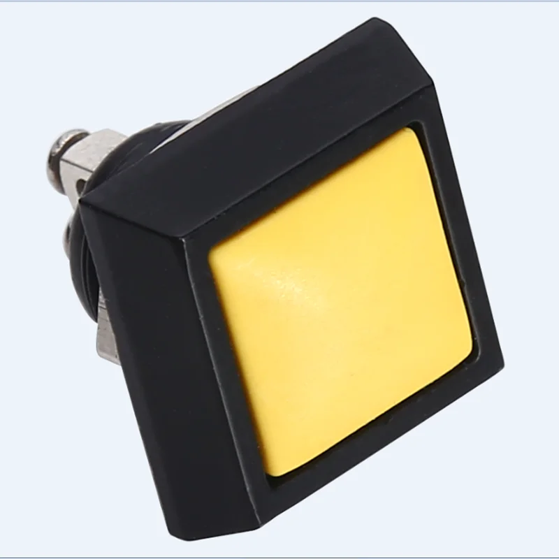 ELEWIND 12mm square Momentary 1NO black body or silver body  push button switch (PM121S-10/Y/A  , PM121S-10/W/T )