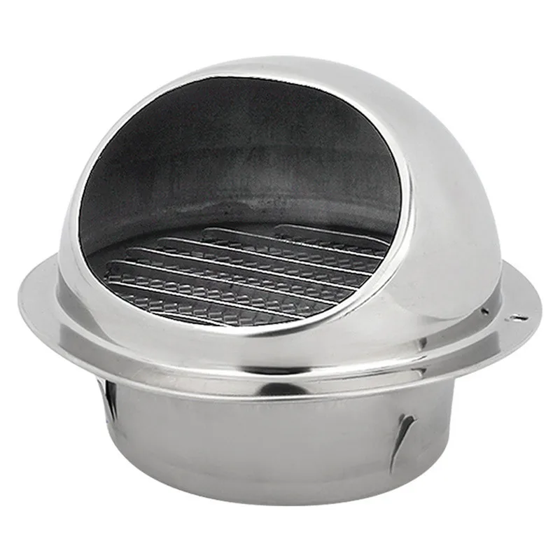 Stainless Steel Wall Ceiling Air Vent Ducting Ventilation Exhaust Grille Cover Outlet Heating Cooling Vents Cap Waterproof