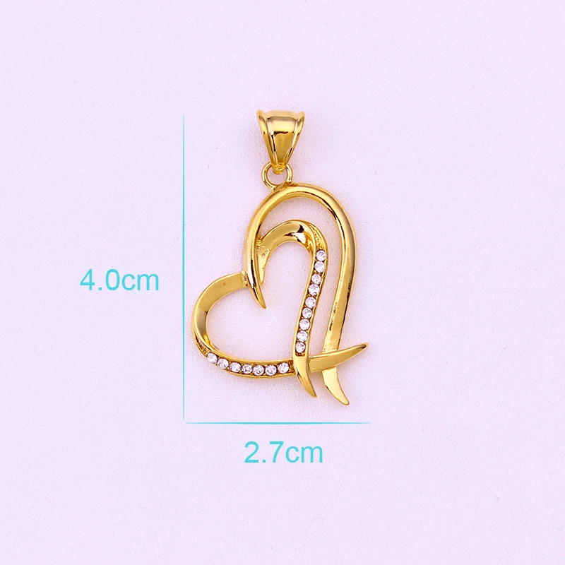 FS Heart Pendant Necklace Gold - Jewelry Making New Zealand 评论和价格