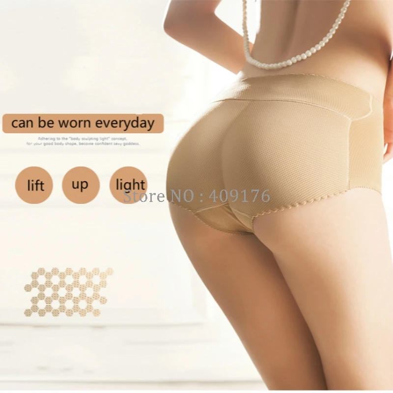 Women Booty Underwear Invisible Butt Lifter Padded Shaper Seamless Enhancers Sexy Fake Abundant Bottocks Control Panties