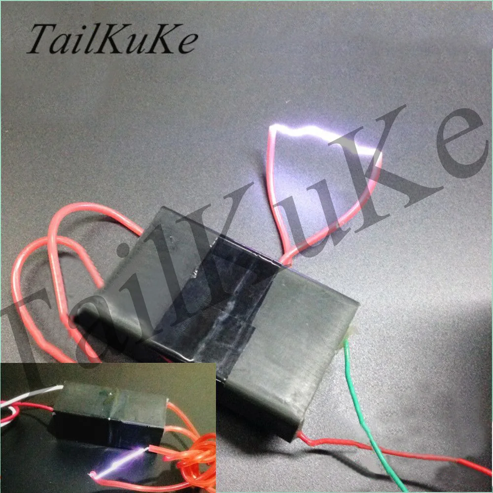 Pulse 7.4v Square High Voltage Module Generator DC 800KV High Voltage Package Ignition ARC 5 Cm