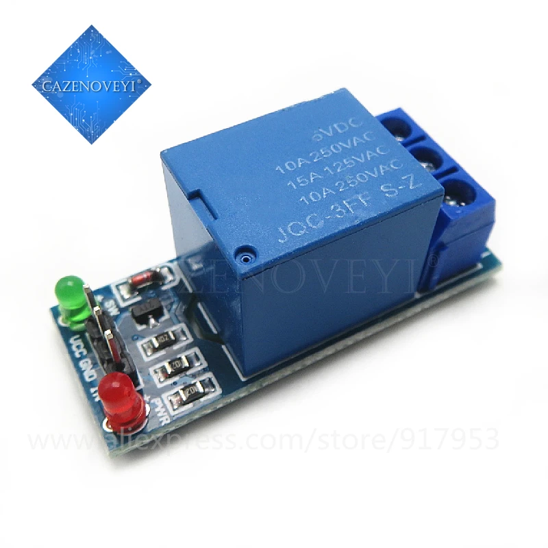 5pcs/lot Channel 5V Relay Module Low level for SCM Household Appliance Control In Stock