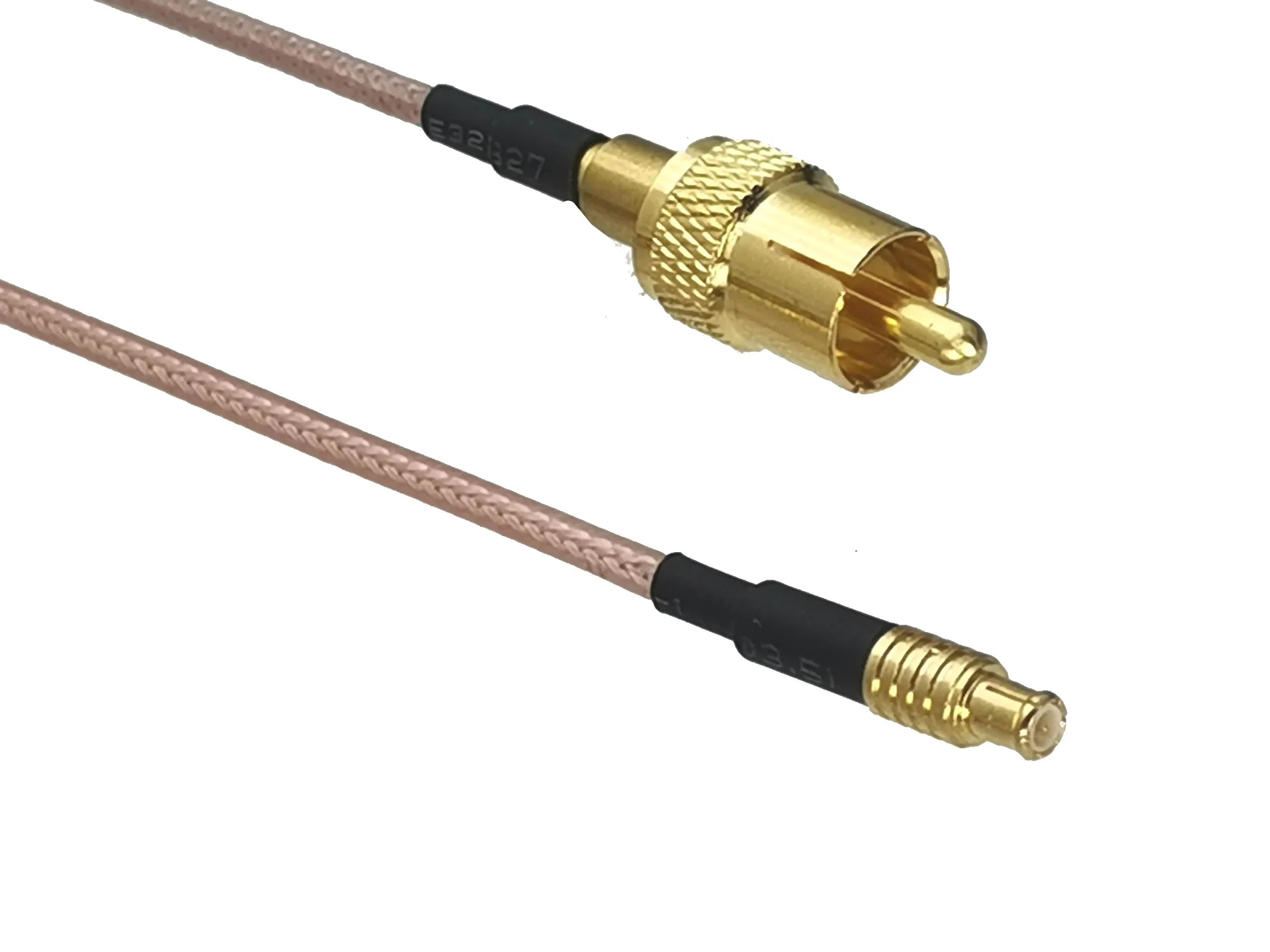 

1Pcs Cable RCA TV Male plug to MCX Male Plug Connector Straight RG316 RF Pigtail jumper cable 4inch~10M