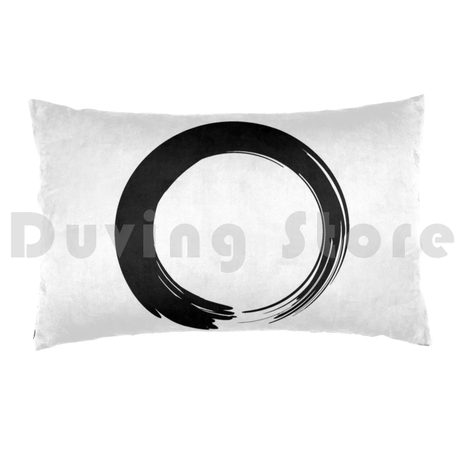 Enso Circle Pillow Case DIY 50*70 Enso Circle Enso Circle Japan Japanese Zen Buddhism Buddhist Symbol