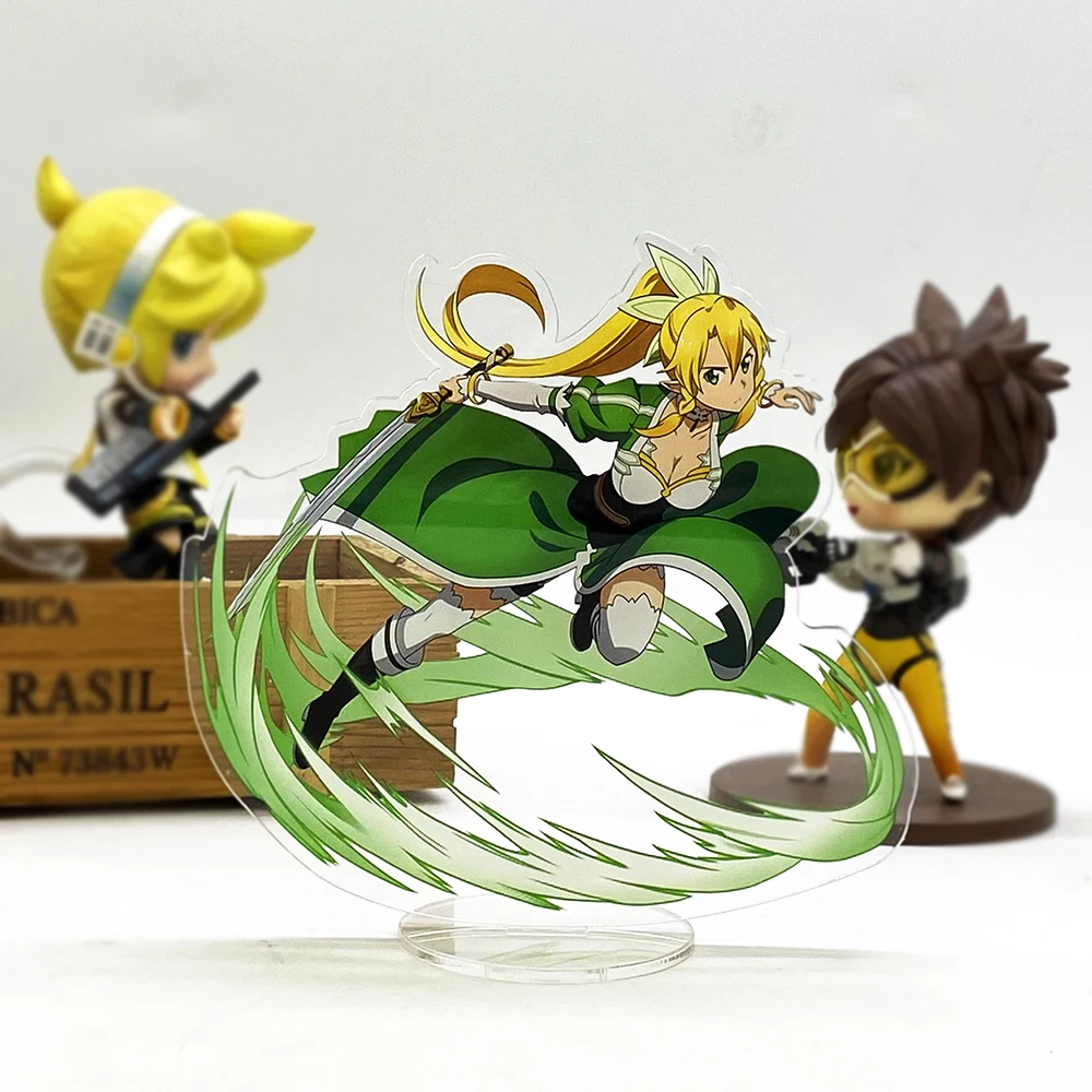 Sword Art Online Kirigaya Suguha Leafa HF acrylic stand figure model plate holder cake topper anime Japanese