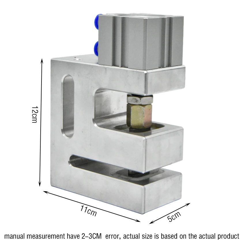 Butterfly Shape Hole Puncher Round Hole Pneumatic Pressure Hole Punching Machine S25 for Plastic Packaging PE PO OPP PPE