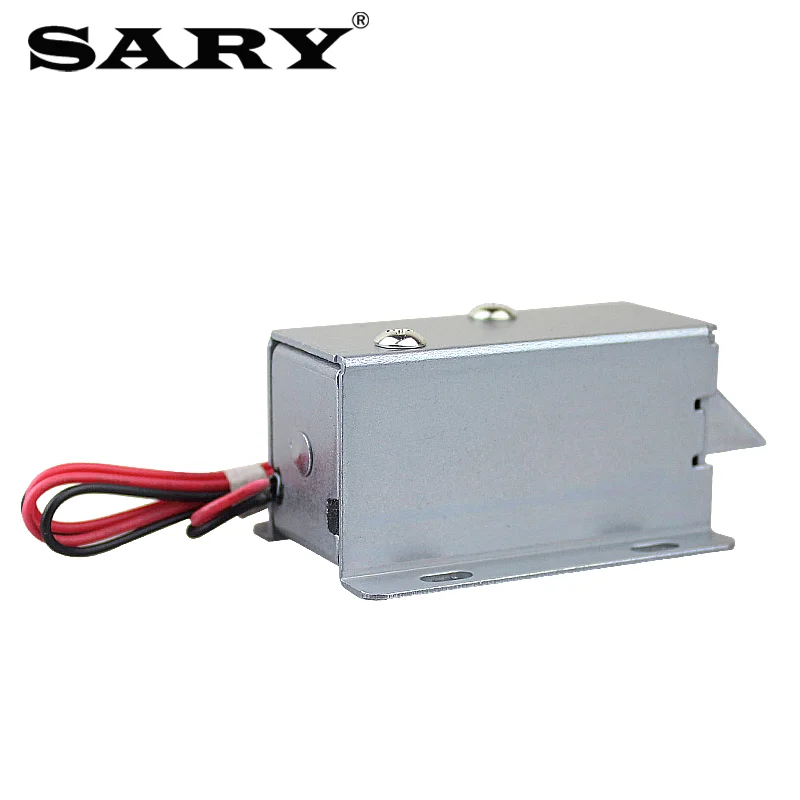 Mini cerradura electromagnética a prueba de agua, cerradura de perno eléctrica, pequeño control eléctrico, cerradura de puerta de gabinete, DC 12V