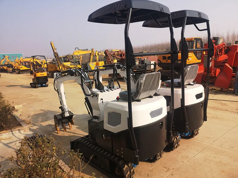 SYNBON Mini Digger Digging Machine 0.9Ton Micro Crawler Excavator