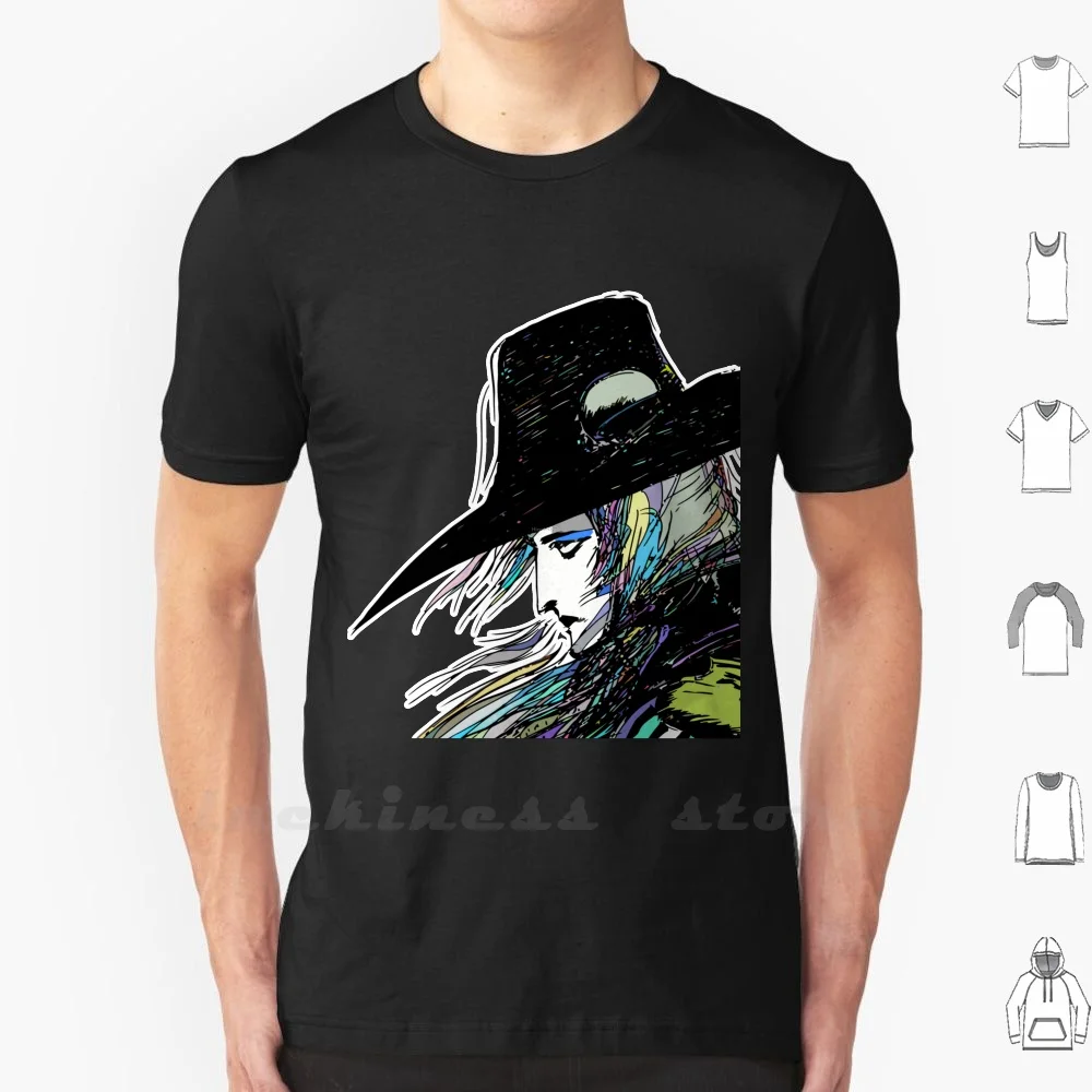 Vampire Hunter D T Shirt Big Size Vampire Hunter D Nerd Geek Graphic Alternative Indie Retro Vintage Old School Anime Cartoon