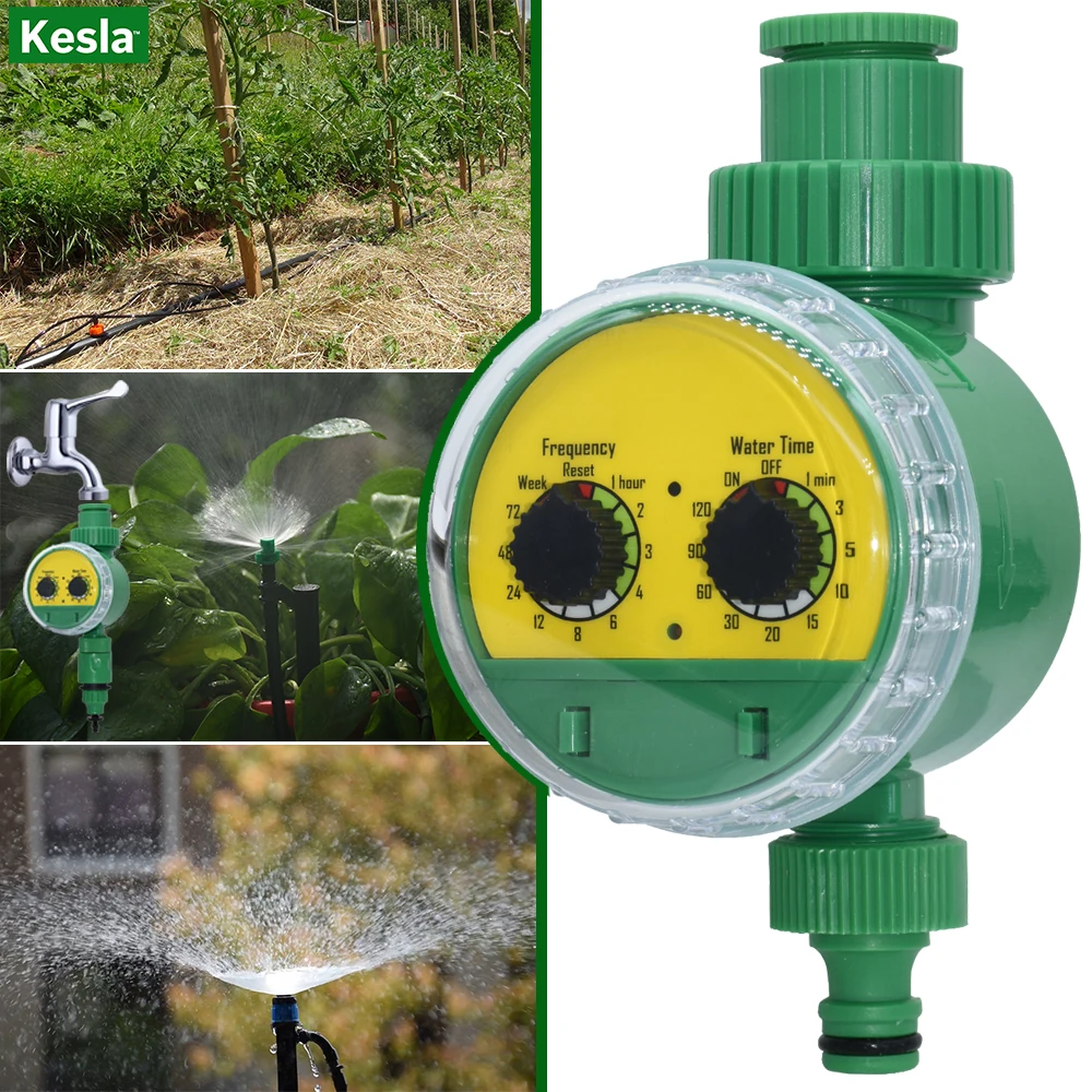 

KESLA Garden Automatic Watering System Timer Drip Irrigation Digital Electronic Controller Home Greenhouse Irrigator Sprinkler