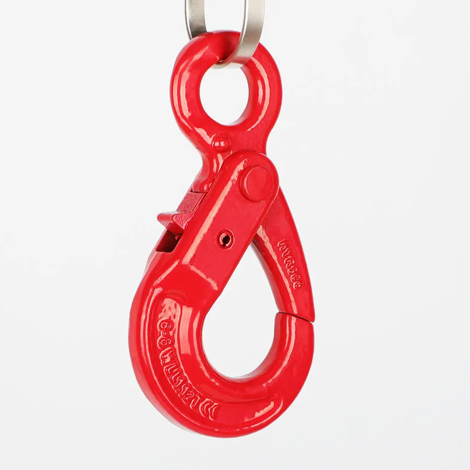 

Brand Eye-Shaped Safety Hook Alloy Steel Self-Locking Hook 1.12 Tons Eye-Shaped Lifting Hook