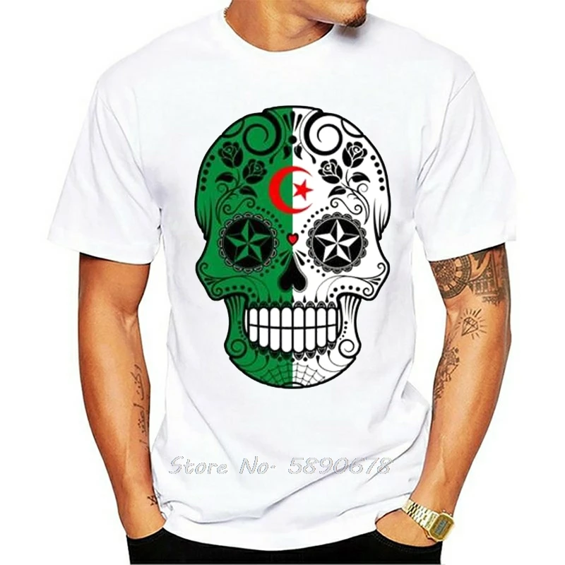 Algeria Algeriae Brand Modal Solid T Shirt New Cotton Man T Shirt O-Neck Short Fashion T-shirt Harajuku