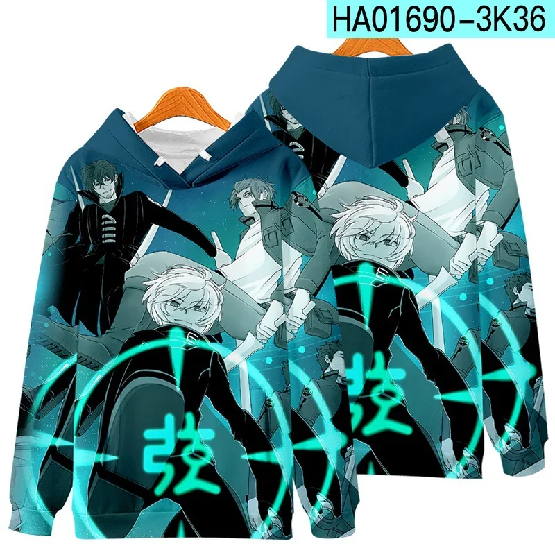 Japan Anime World Trigger Cosplay Costume Mikumo Osamu Kuga Yuma Unisex 3D Hoodies Sweatshirts Streetwear Poleron Hombre