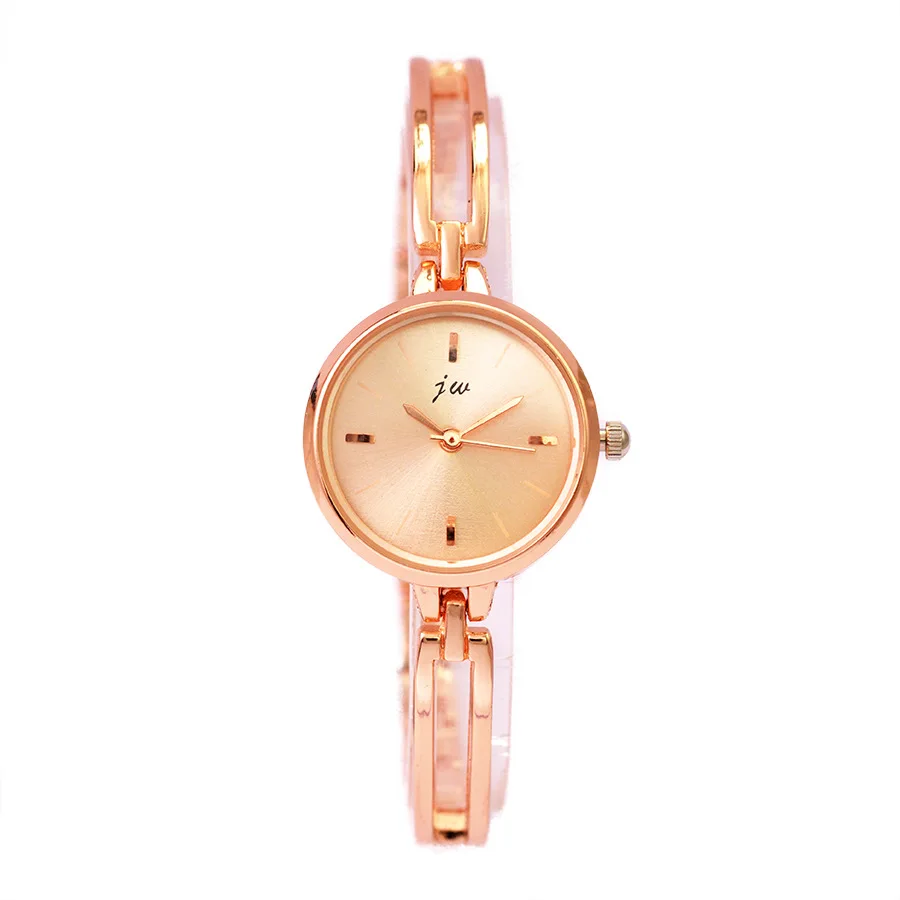 Montre-Bracelet de luxe en acier inoxydable pour femmes, petite montre à Quartz de qualité Simple pour dames, montre-Bracelet à chaîne