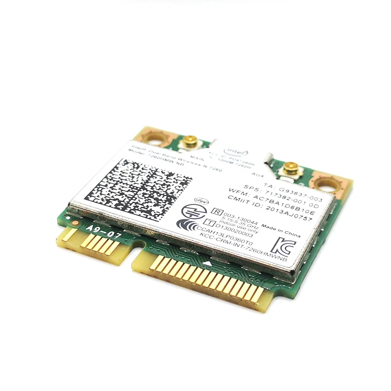 Used Wireless-N 7260 7260HMW 7260NB Mini PCIE 802.11n 300M Wifi Card for HP EliteBook 820 840 850 FIT 400PO 600PO 800EO